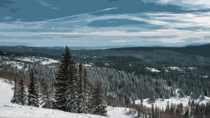 Mountain view poster
